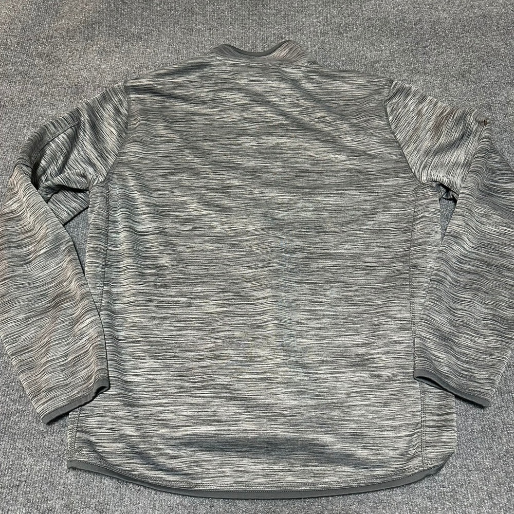 FSU NCAA Florida State Seminoles Mens Gray 1/4 Zip Pullover Large Sports - Picture 3 of 6